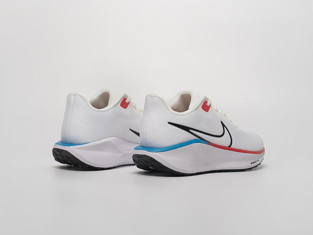 NIKE AIR ZOOM PEGASUS 41 WHITE RUNNING SHOES.