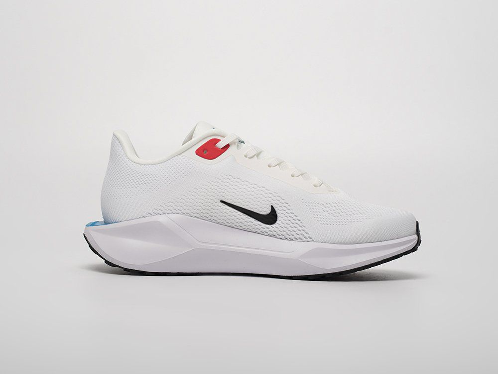 NIKE AIR ZOOM PEGASUS 41 WHITE RUNNING SHOES.